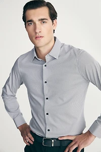 Chemise avec imprimé à carreaux