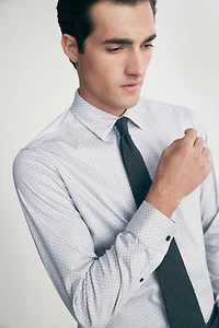 Chemise à micro motif