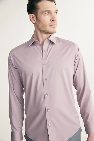 Fitted solid shirt