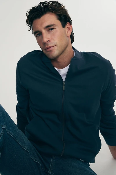 Pima cotton cardigan