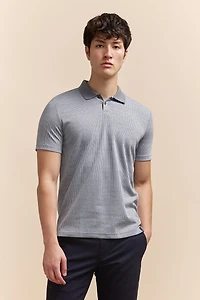 Polo avec détail au col