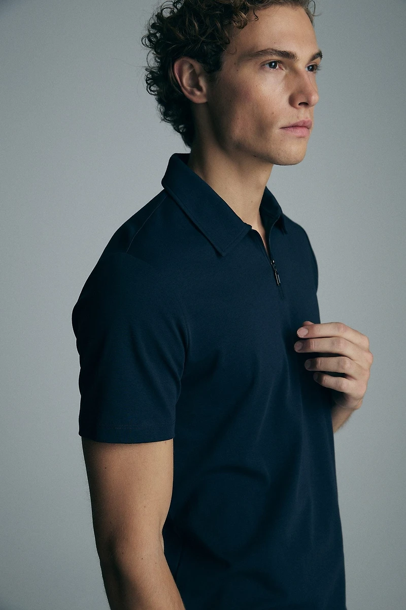 Pima cotton short sleeves polo