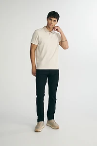 Houndstooth polo