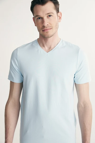 T-shirt essentiel col V