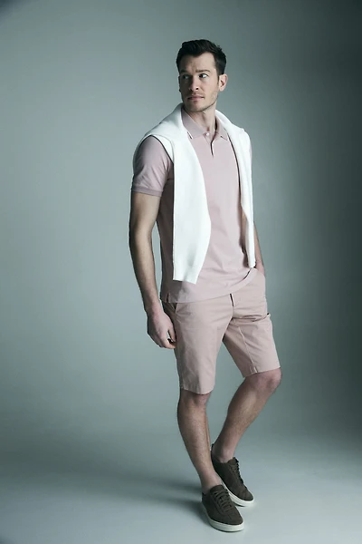 Polo with detail at collar