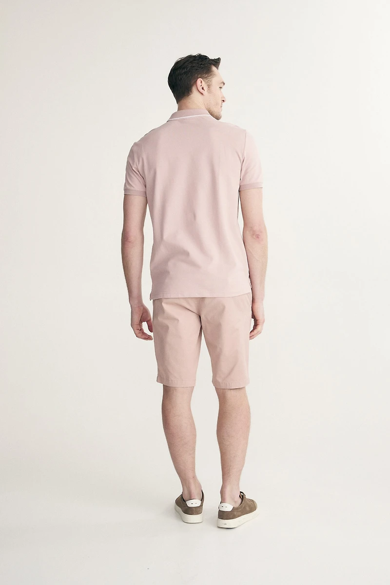 Polo avec détail au col