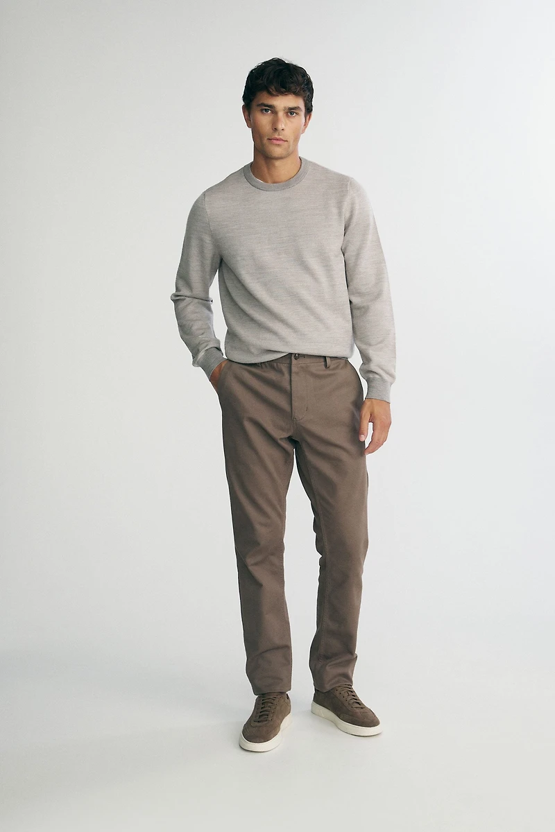Merino wool  jacquard sweater