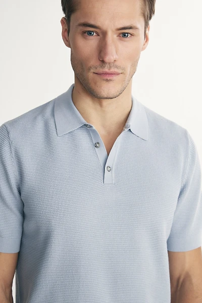 Knit polo