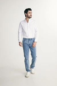 Jeans droit à cinq poches