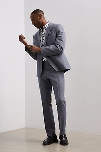Pantalon coupe urbain en lin