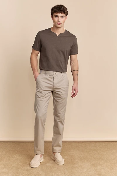 Slim fit pant with elastic sides