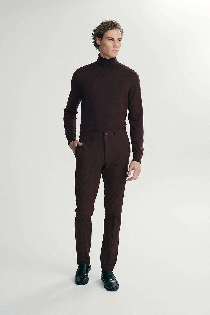 Pantalon bordeaux