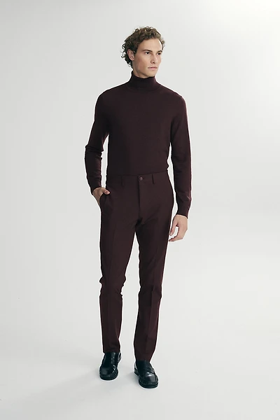 Pantalon bordeaux