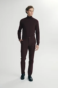 Pantalon bordeaux