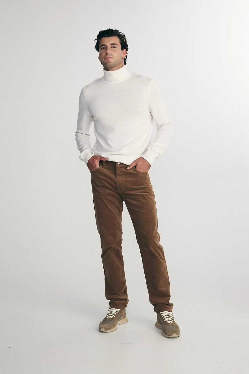 Slim corduroy pants