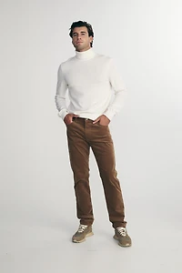 Slim corduroy pants