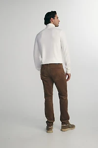 Slim corduroy pants