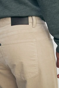Slim corduroy pants