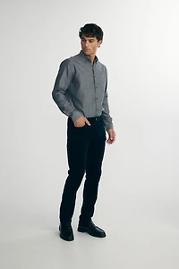 Slim corduroy pants