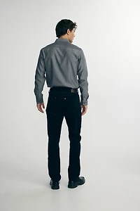 Slim corduroy pants