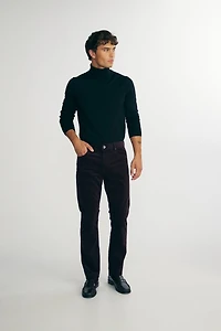 Slim corduroy pants
