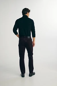 Slim corduroy pants