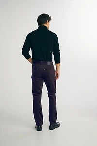 Slim corduroy pants