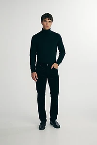 Slim corduroy pants