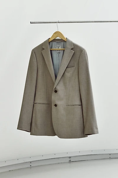 Textured extra-fitted blazer