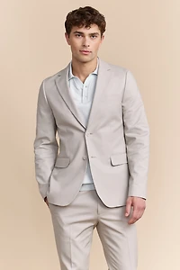 Solid colour Extra-fitted blazer