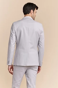 Solid colour Extra-fitted blazer