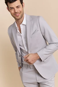 Solid colour Extra-fitted blazer