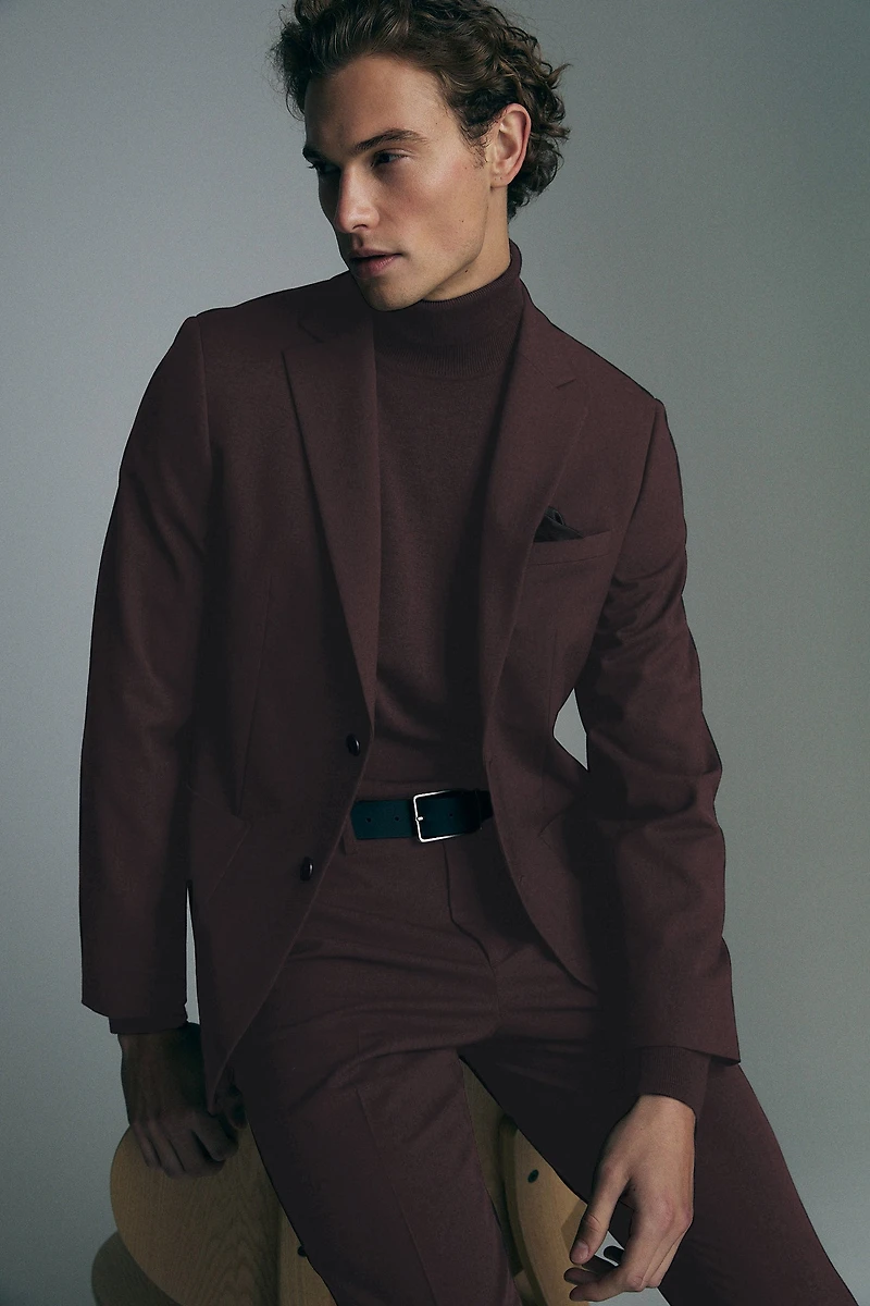 Burgundy blazer