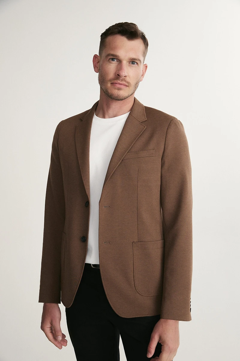Veston de tricot ajusté