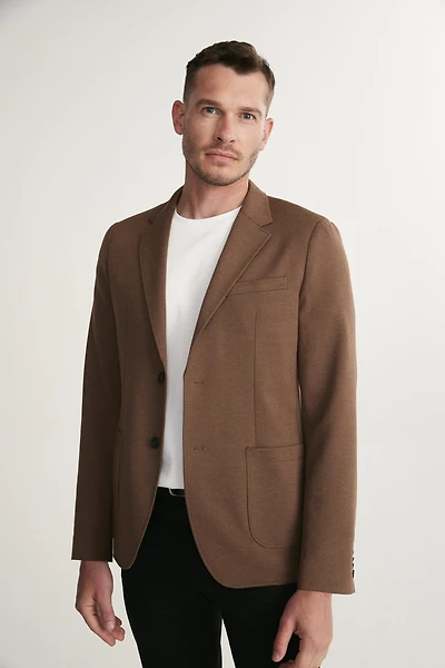 Veston de tricot ajusté