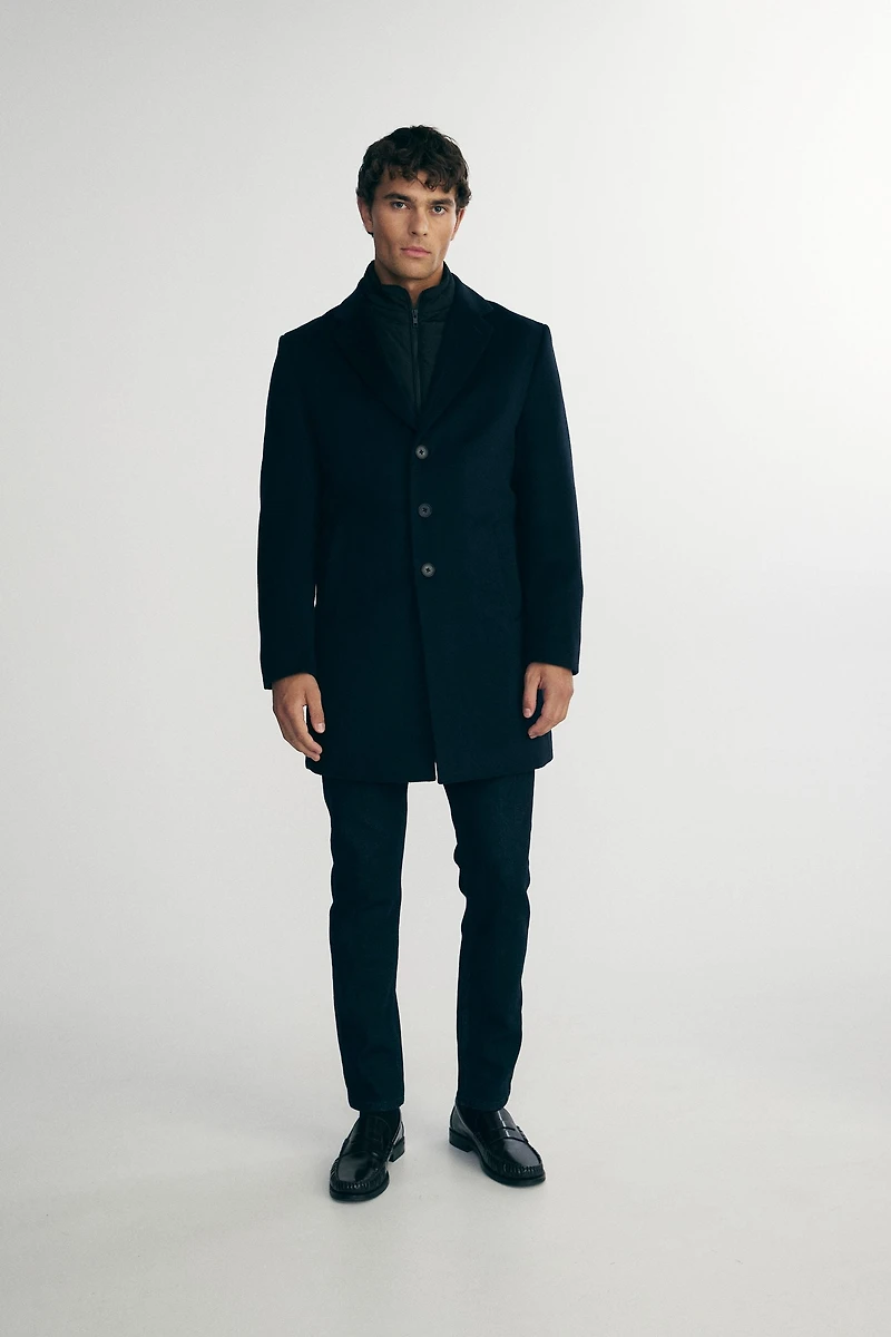Cashmere blend coat