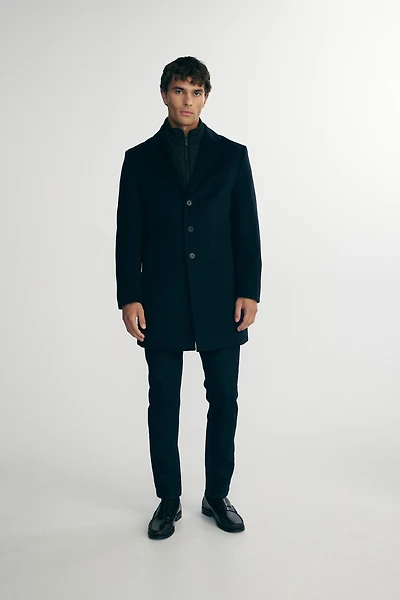 Cashmere blend coat