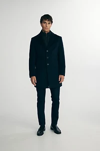 Cashmere blend coat