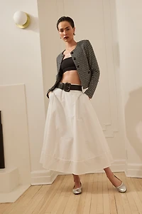 Skirt with elastic waist