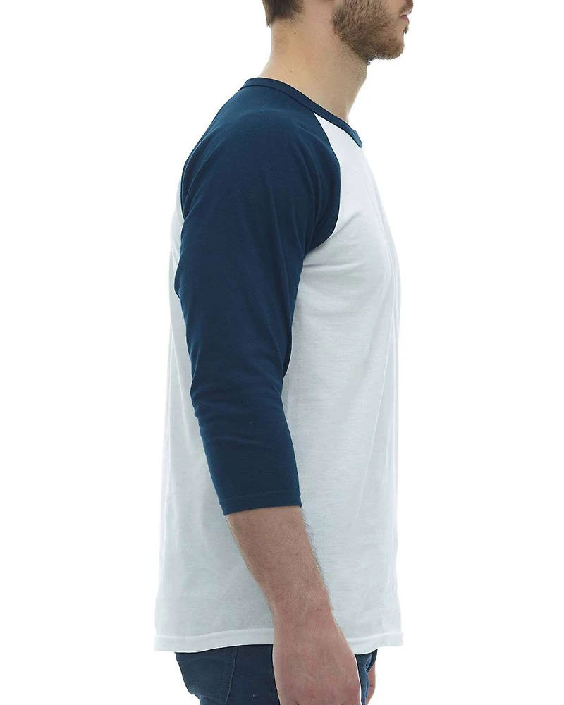 T-Shirt de baseball à manches trois-quarts | Time
