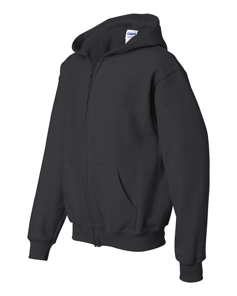 Youth Full Zip Hooded Sweatshirt | T-Shirt Time