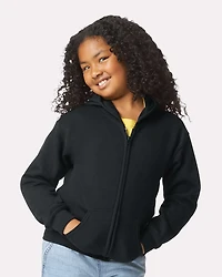 Youth Full Zip Hooded Sweatshirt | T-Shirt Time