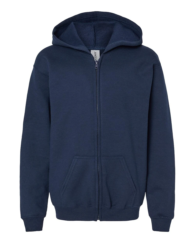 Youth Full Zip Hooded Sweatshirt