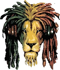 RASTA LION | T-Shirt Time