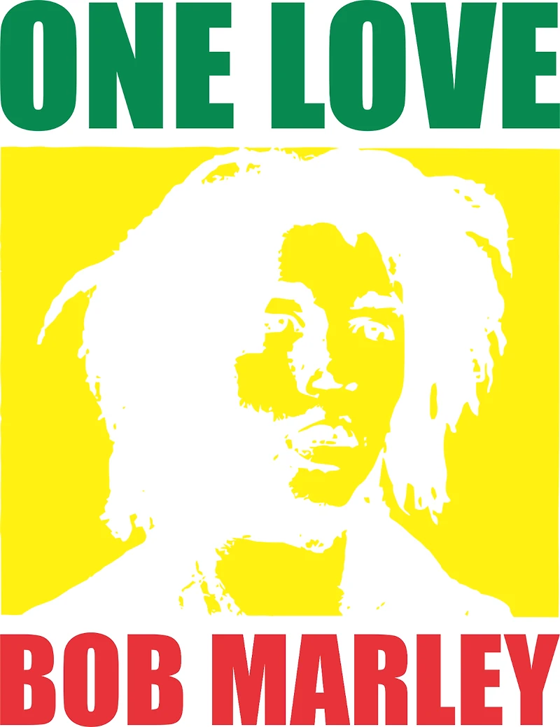 ONE LOVE BOB MARLEY | T-Shirt Time