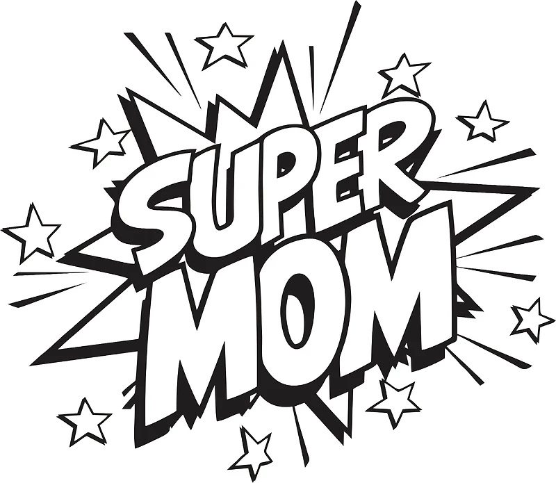 SUPER MOM CARTOON | T-Shirt Time