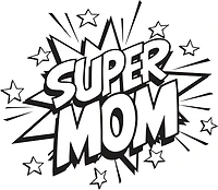 SUPER MOM CARTOON | T-Shirt Time