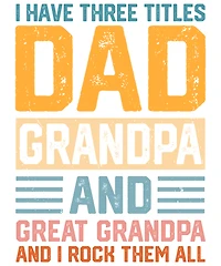 THREE TITLES DAD | T-Shirt Time