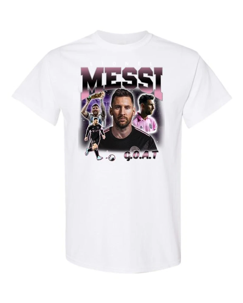 MESSI SOCCER  - T-Shirt Col Rond Pour Adultes | Time