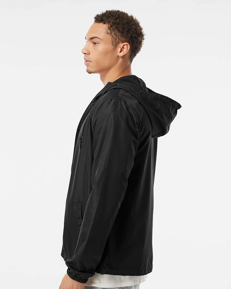 Independent Trading Co. Lightweight Windbreaker Full-Zip Jacket | T-Shirt Time